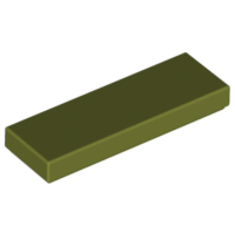 Tegel 1x3 Olive Green